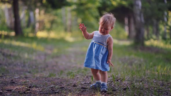 baby's first steps in the park alt