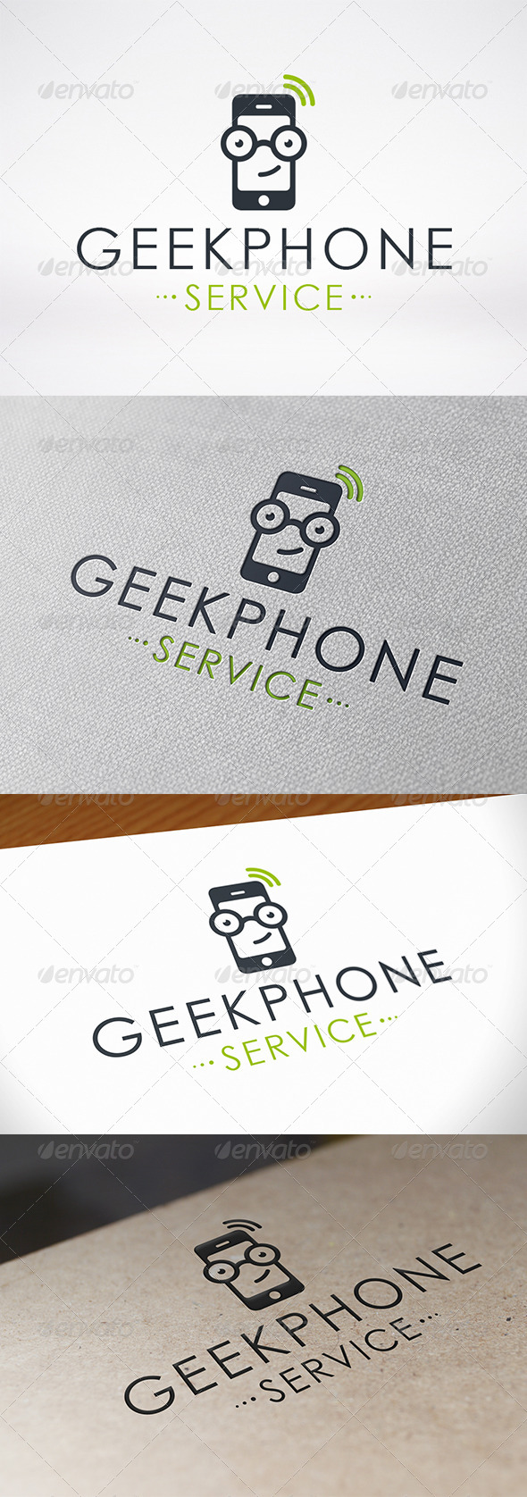 Geek Phone Logo Template