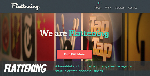 Flattening - Responsive One Page Template