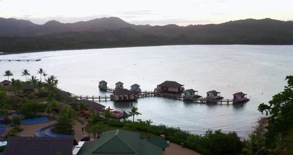 Fly over resort in Amber Cove in Dominican Republic