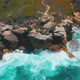 Flight over Stony Beach and Waves - VideoHive Item for Sale