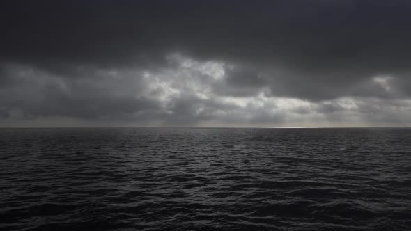 Dramatic Sky over the Ocean