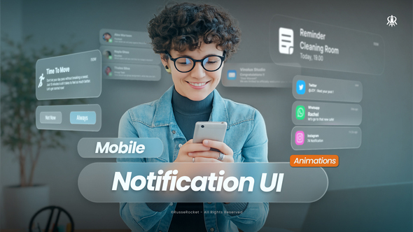 Mobile Notification UI Animation