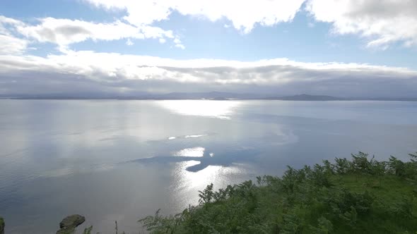 The Atlantic Ocean seen from the coastline