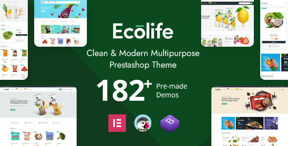 Ecolife Elementor - Multipurpose Prestashop 8.x, 9.x Theme