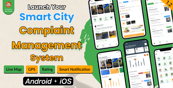 DTStreetVoice – Smart City Public Complaint & Ticketing Flutter App with Admin Panel (Android & iOS)