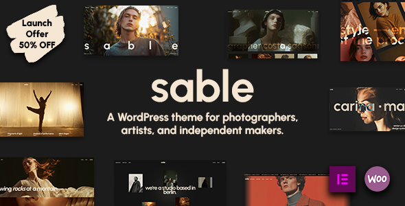 Sable - Creative Portfolio WordPress Theme