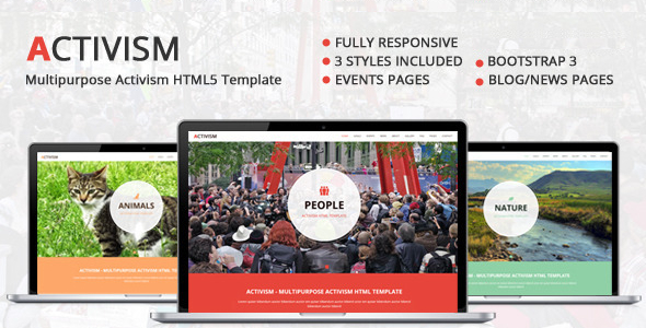 Activism - Multipurpose HTML5 Template