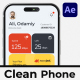 Clean Phone Mockup | Mobile App Presentation - VideoHive Item for Sale