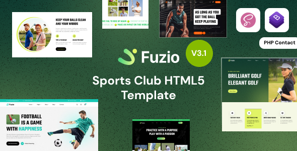 Fuzio - Sports Club HTML5 Template