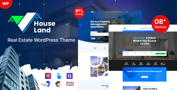 Houseland - Real Estate WordPress Theme