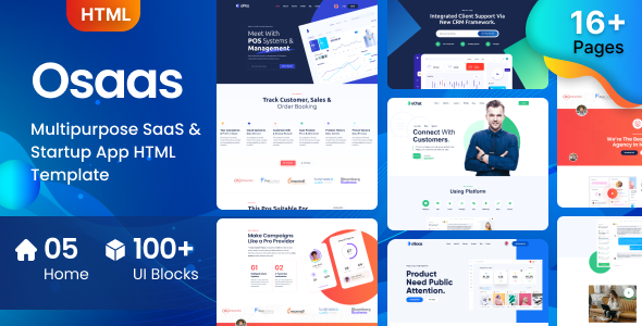 OSaaS - Saas Startup Agency HTML Template