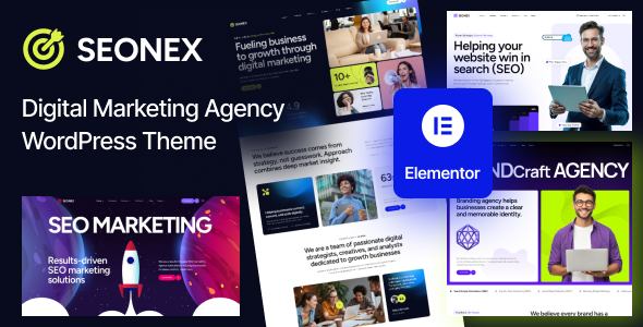 Seonex - Digital Marketing Agency WordPress Theme