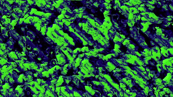 Green and Blue Turbulence Background Animation