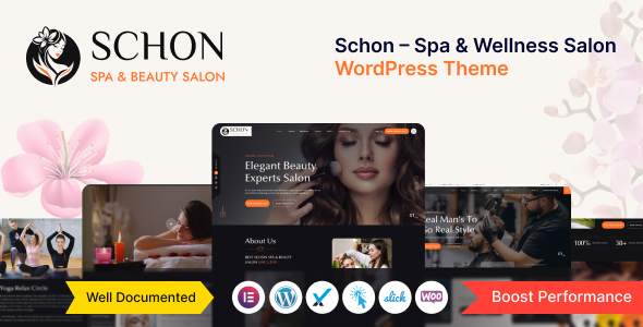 Schon – Spa & Wellness Salon WordPress Theme