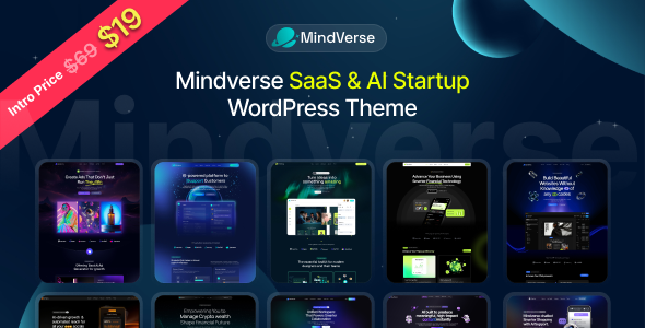 Mindverse - SaaS & AI Startup WordPress Theme