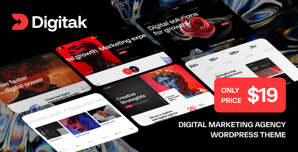 Digitak - Digital Marketing Agency WordPress Theme