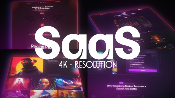 Minimalistic Saas Product Promo