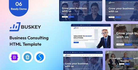 Buskey - Corporate Business HTML Template