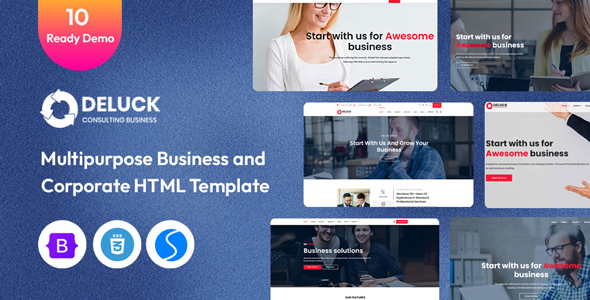 Deluck - Business Consulting HTML Template