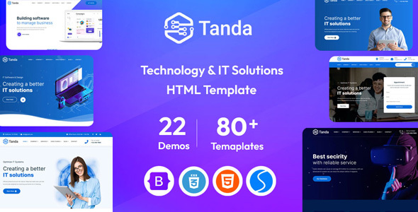 Tanda – IT Solutions, Technology & Software Company HTML Template