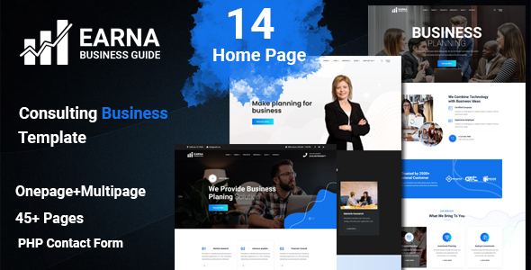 Earna - Finance & Business HTML Template