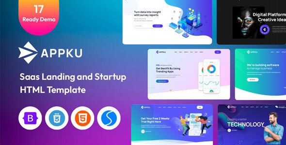 Appku - AI Startup, SaaS & App Landing Page Template