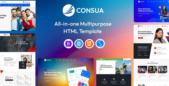 Consua - Business Consulting & Corporate HTML Template
