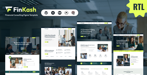 Finkash - Finance Consulting Wordpress Theme