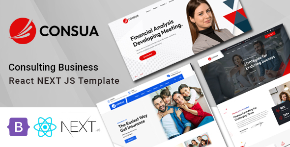 Consua - Consulting Business Next Js Template (Next 16)