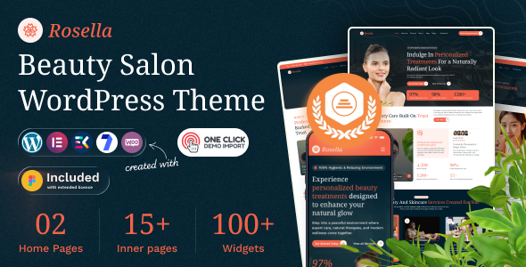 Rosella - Beauty Salon WordPress Theme