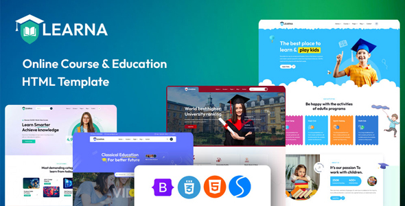 Learna - Education & Online Course HTML Template