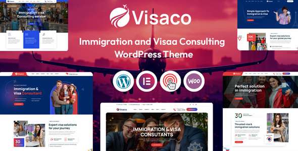 Visaco - Immigration & Visa Consulting WordPress Theme