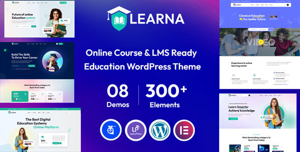 Learna - Education & Online Course WordPress Theme