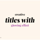 Modern Titles | After Effects - VideoHive Item for Sale