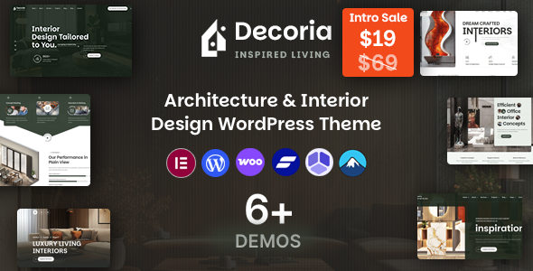 Decoria - Architecture and Interior Design WordPress Theme
