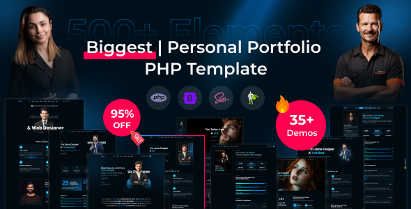 Virtuo - Personal Portfolio PHP Template