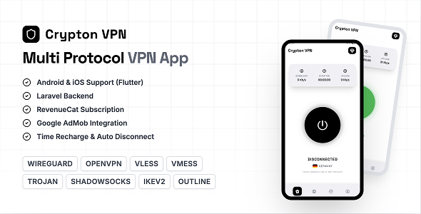 Crypton VPN - Multi Protocol VPN App | Android VPN & iOS VPN | Fast VPN Proxy
