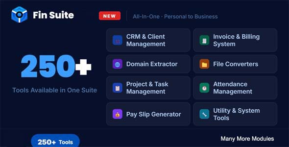 FinSuite | Business Management Windows Application