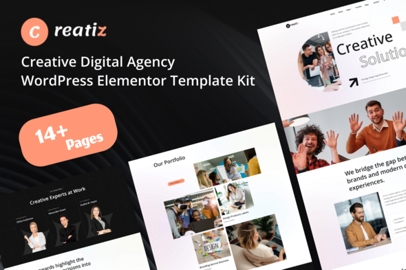Creatiz - Creative Digital Agency Elementor Template Kit