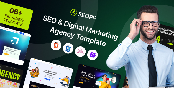 SEOPP - SEO & Digital Marketing Agency HTML Template