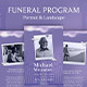 Purple Funeral Program Video Template - VideoHive Item for Sale