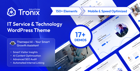 Tronix - IT Service And Technology WordPress Theme