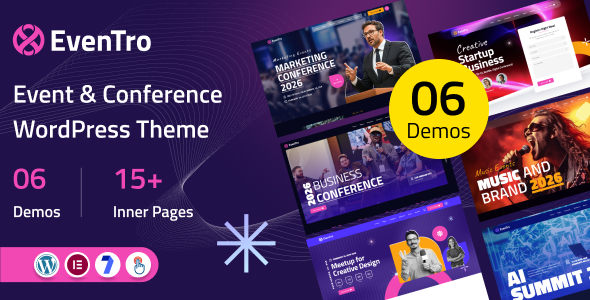 EvenTro - Event & Conference WordPress Theme
