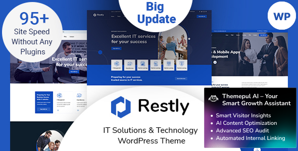 Restly - IT Solutions & Technology WordPress Theme