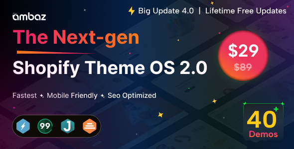 Ambaz - Multipurpose Shopify Theme OS 2.0 - RTL support