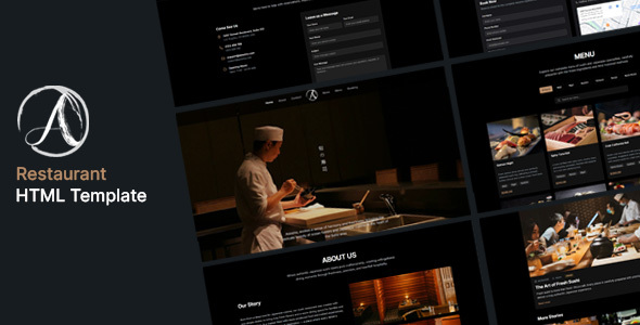 Aessina - Restaurant HTML Template