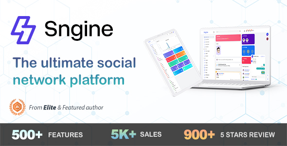 Sngine - The Ultimate PHP Social Network Platform