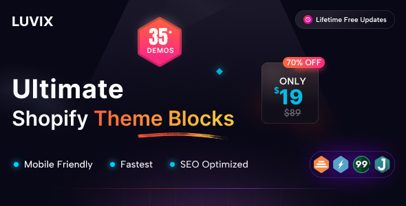 Luvix  - Multipurpose Shopify Theme OS 3.0 (Theme Block)