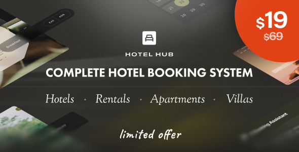 Hotel Hub - AI-Powered Booking and Management WordPress Theme